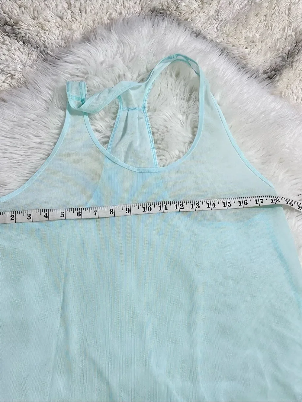 lululemon athletica Light Blue Racerback Tank